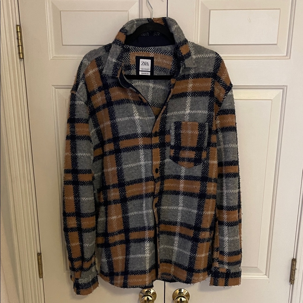 Zara Multicolor Plaid Shirt